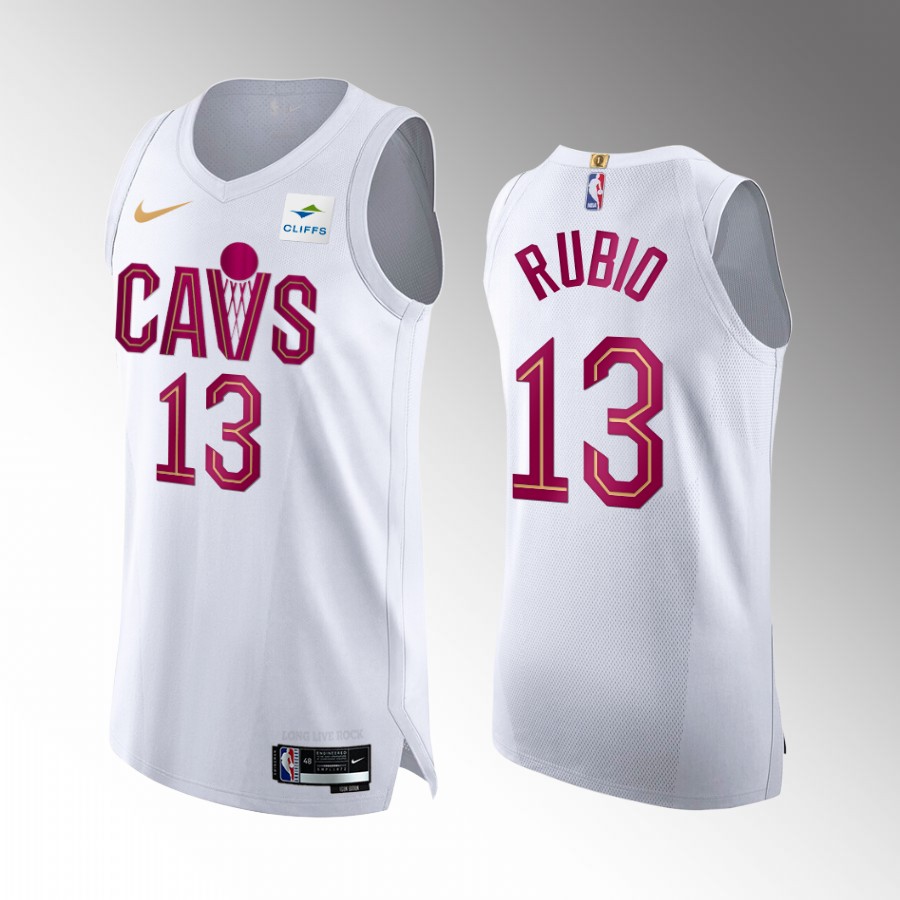Cleveland Cavaliers Ricky Rubio 2022-23 Association Edition White #13 Jersey