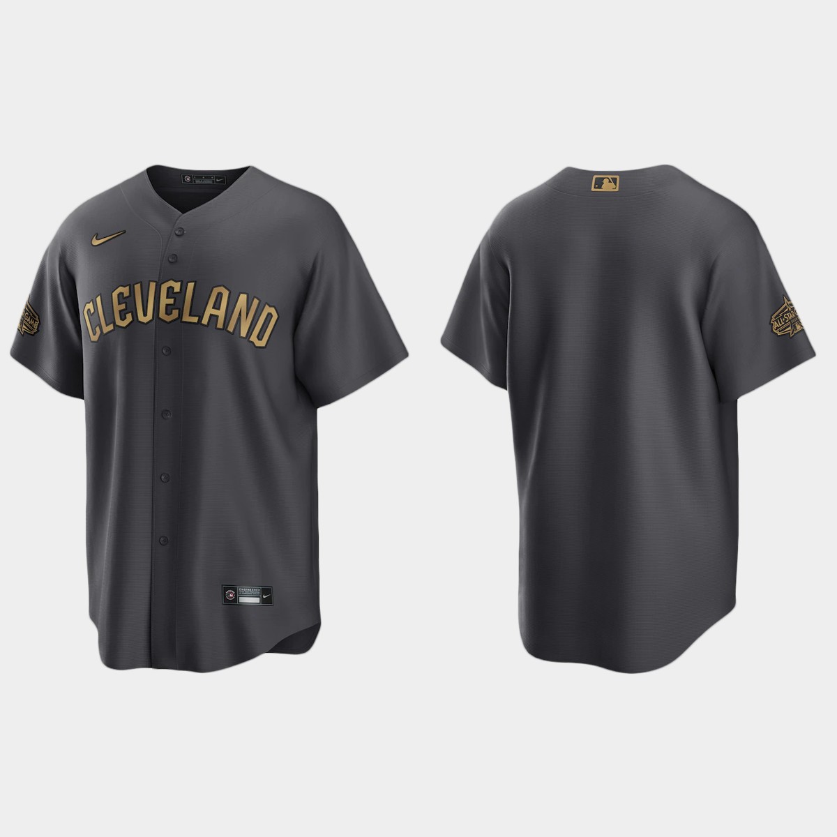 Cleveland Guardians 2022 MLB All-Star Game Jersey – Charcoal