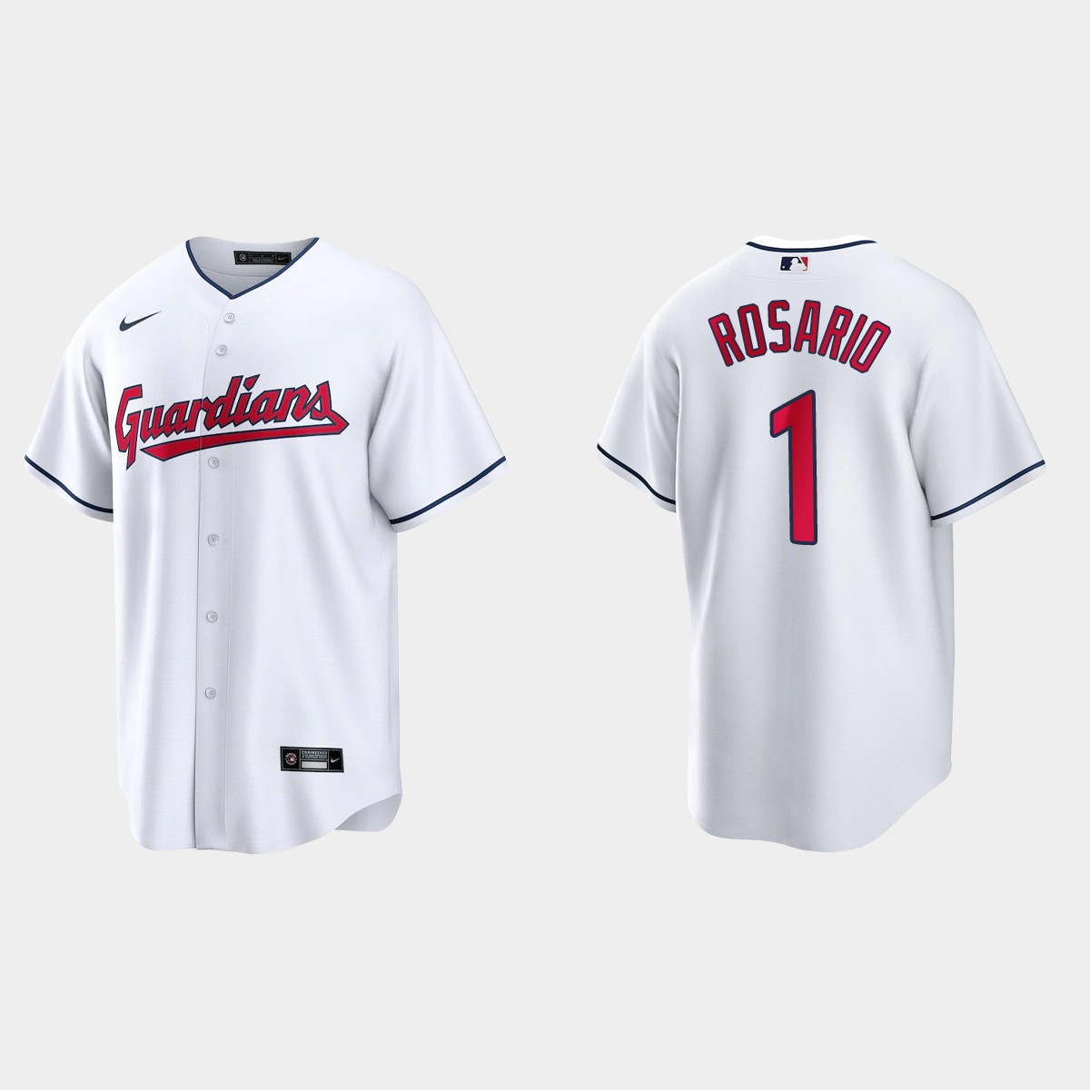 Cleveland Guardians Amed Rosario Jersey – White