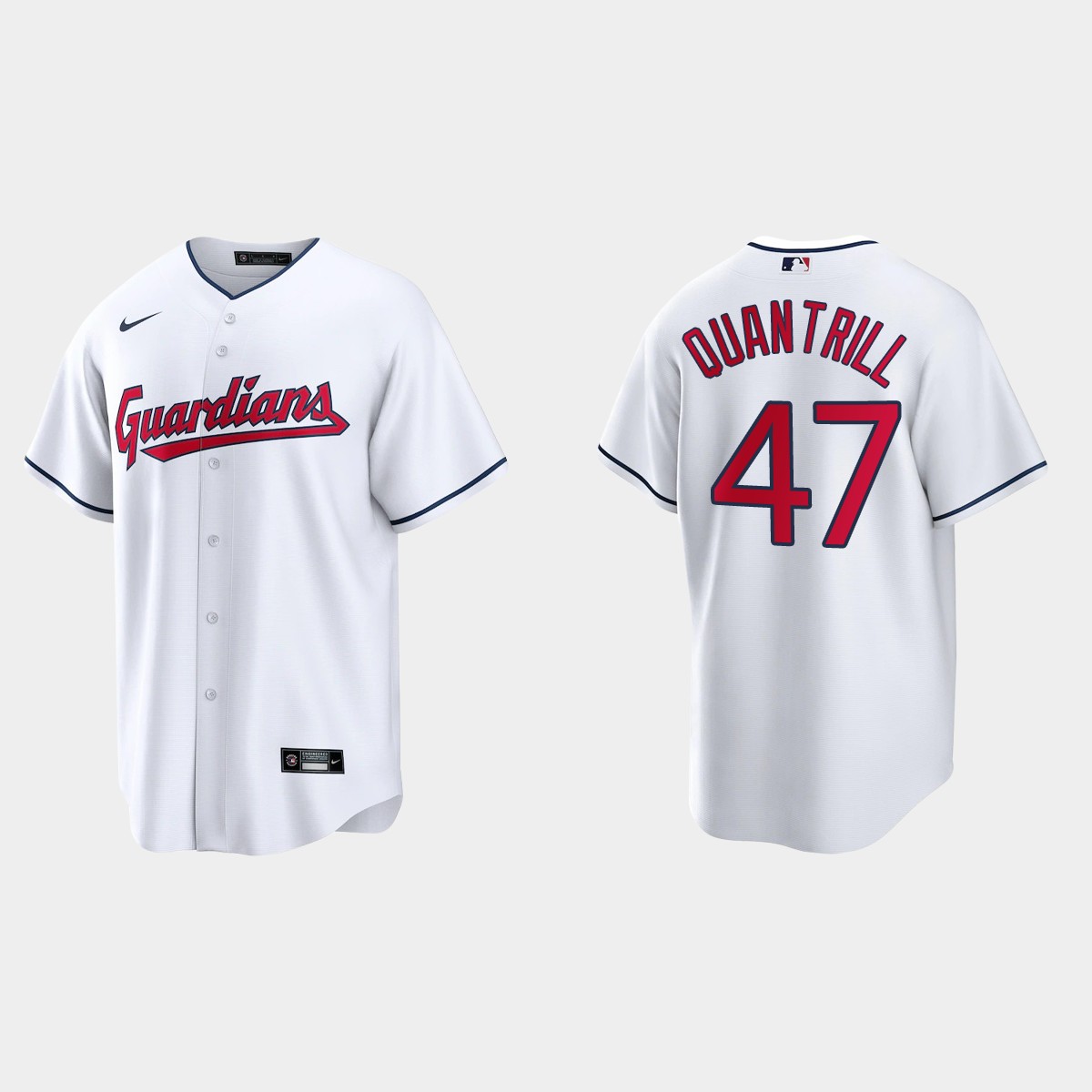 Cleveland Guardians Cal Quantrill Jersey - White