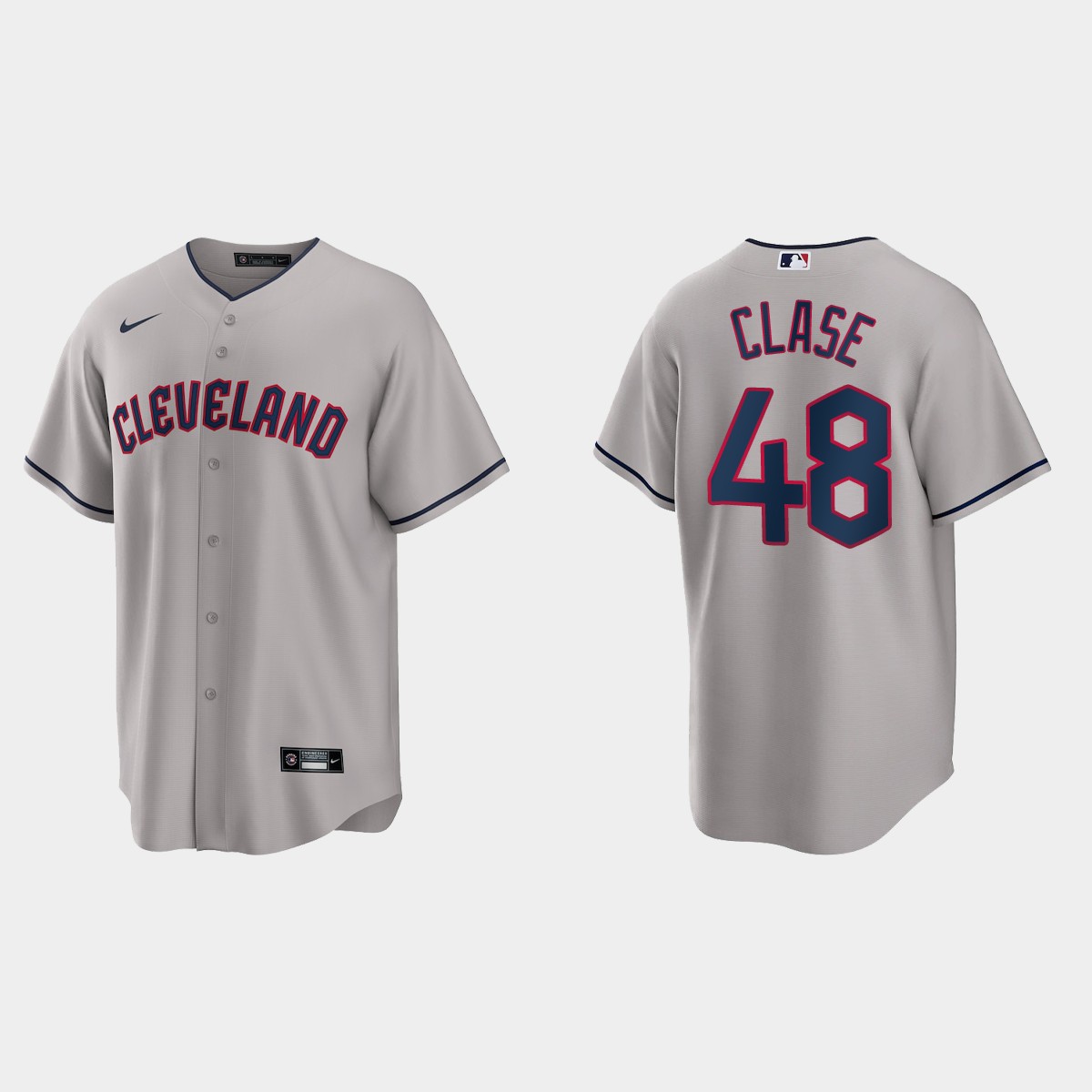 Cleveland Guardians Emmanuel Clase Jersey - Gray