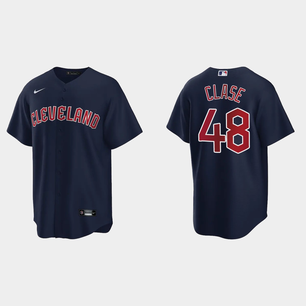 Cleveland Guardians Emmanuel Clase Jersey - Navy