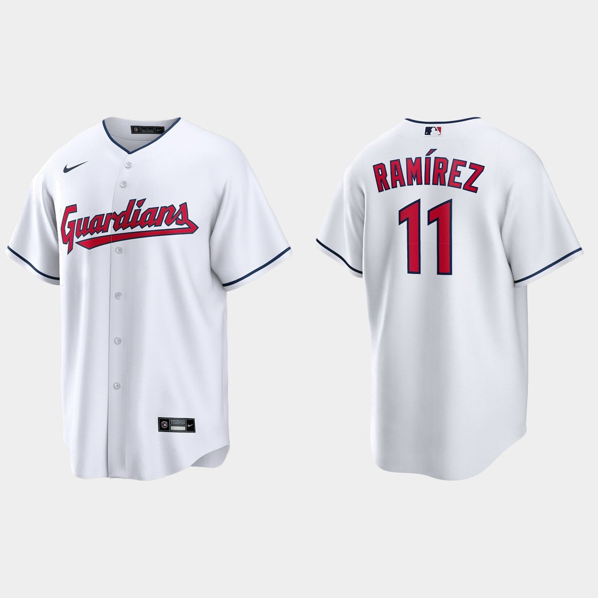 Cleveland Guardians Jose Ramirez Home Jersey - White