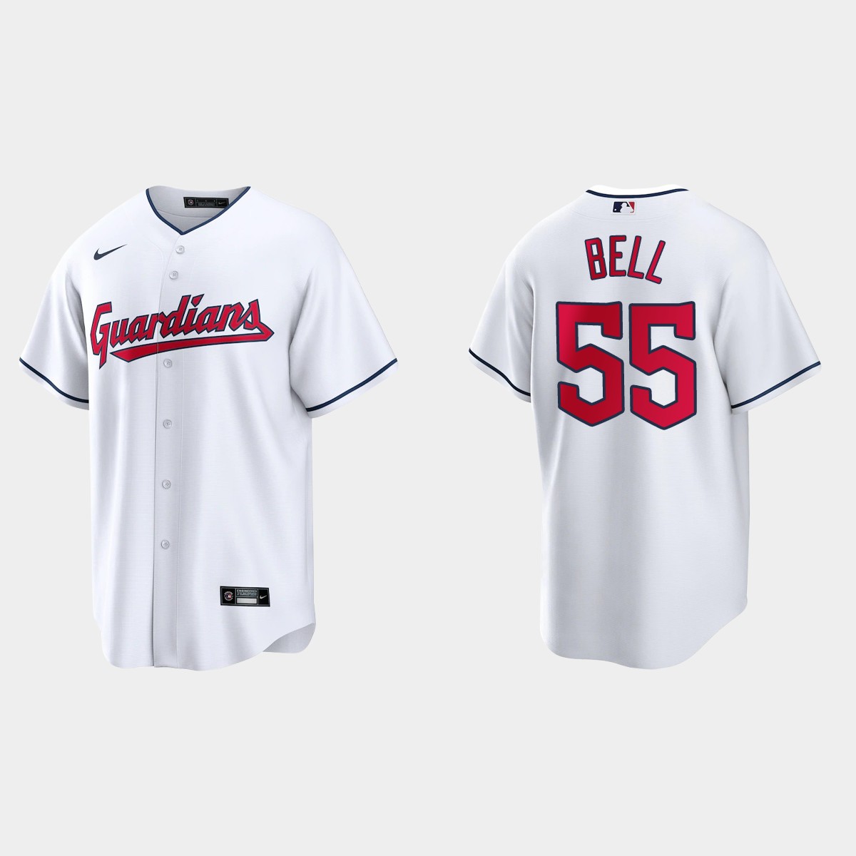 Cleveland Guardians Josh Bell Jersey - White