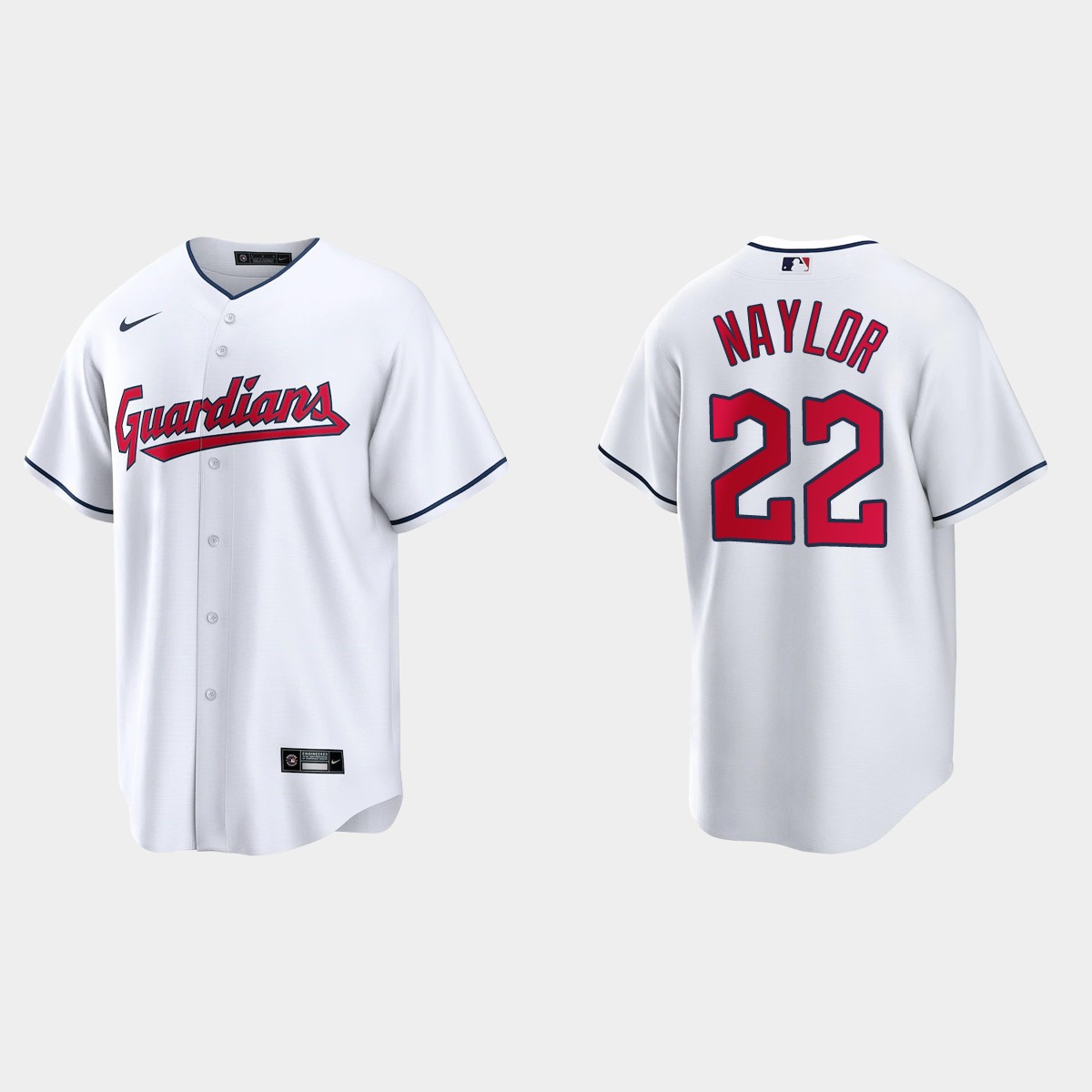Cleveland Guardians Josh Naylor Jersey - White