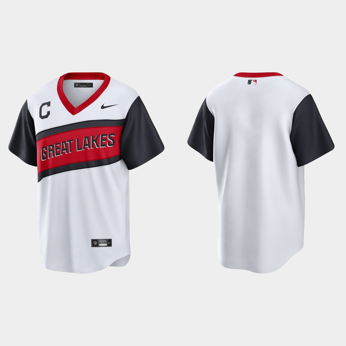 Cleveland Indians 2021 Little League Classic Home Jersey - White