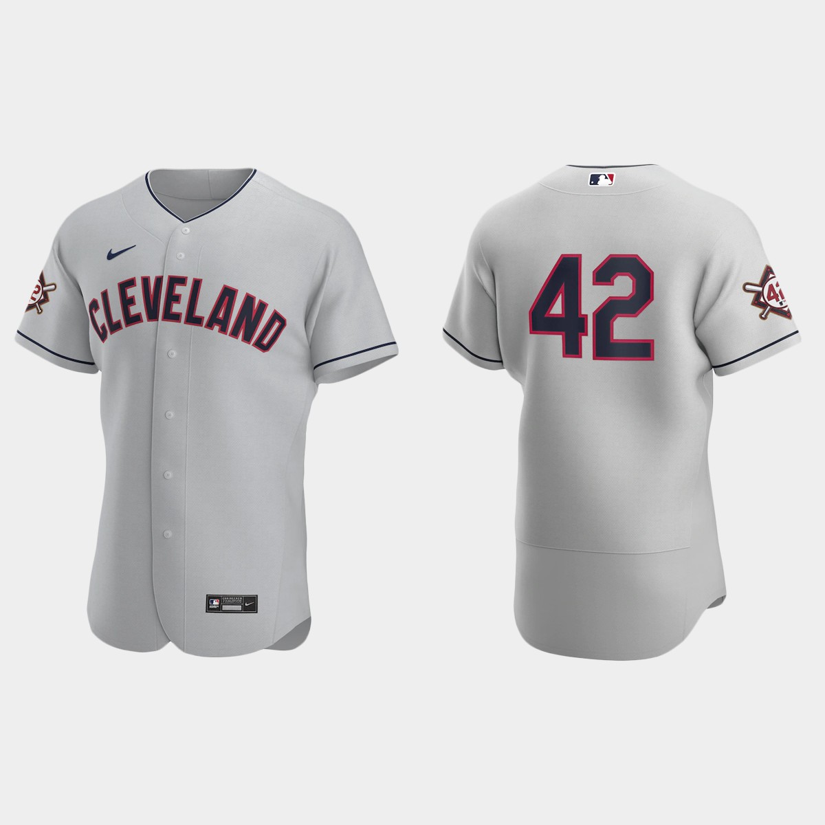 Cleveland Indians Jackie Robinson Day Jersey – Gray