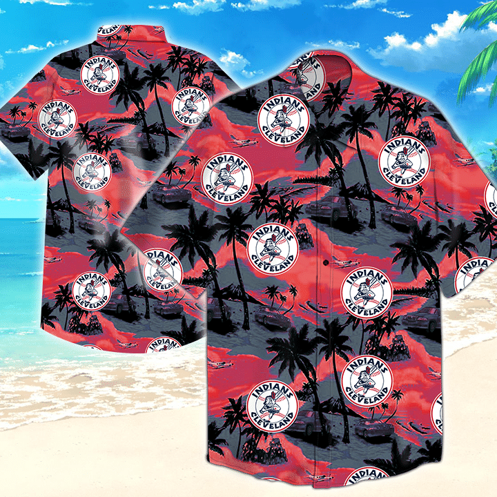 Cleveland Indians Mlb Tommy Bahama Hawaiian Shirt