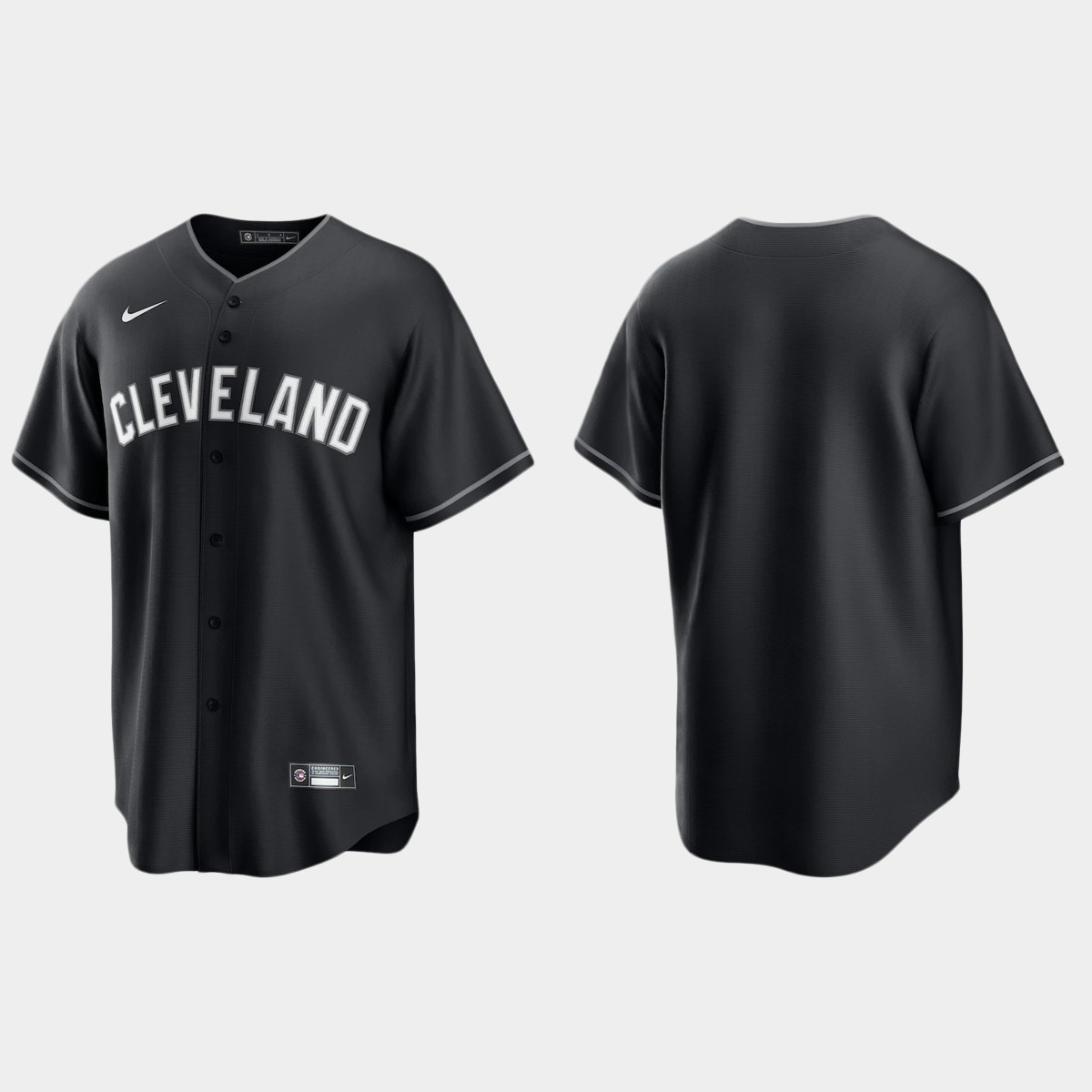 Cleveland Indians Team Jersey - Black White