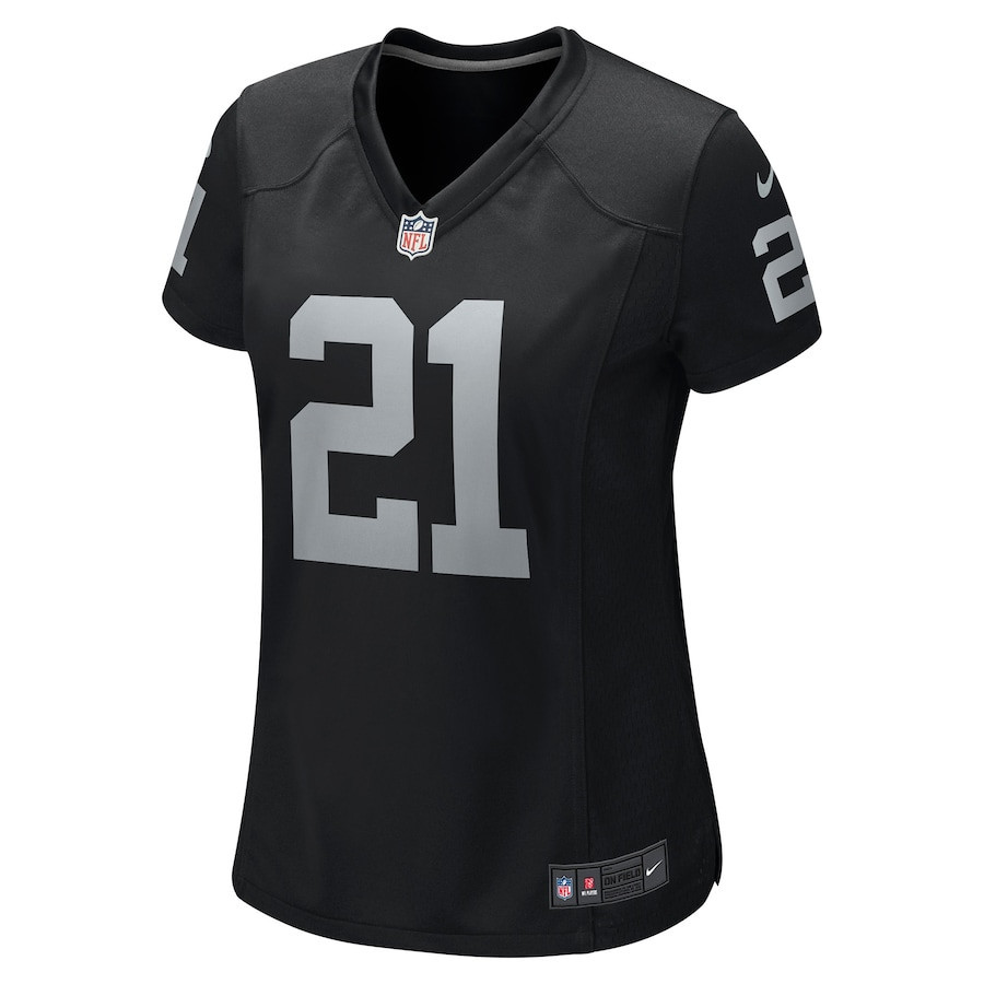 Cliff Branch 21 Las Vegas Raiders Women’s Retired Player Game Stitched Jersey – Black