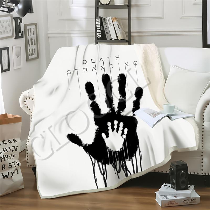 Cloocl Factory Wholesale Games Death Stranding Fleece Blanket