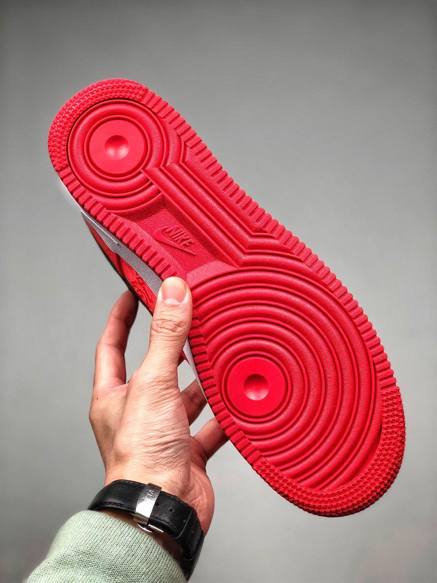 CLOT x Nike 1World Air Force 1 Low Supreme Red Black For Sale