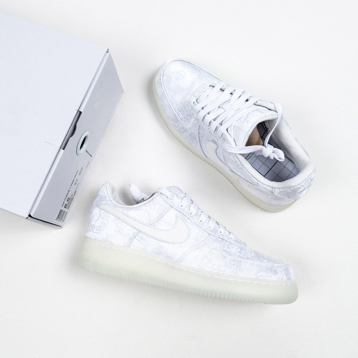 CLOT x Nike Air Force 1 Low Premium White For Sale