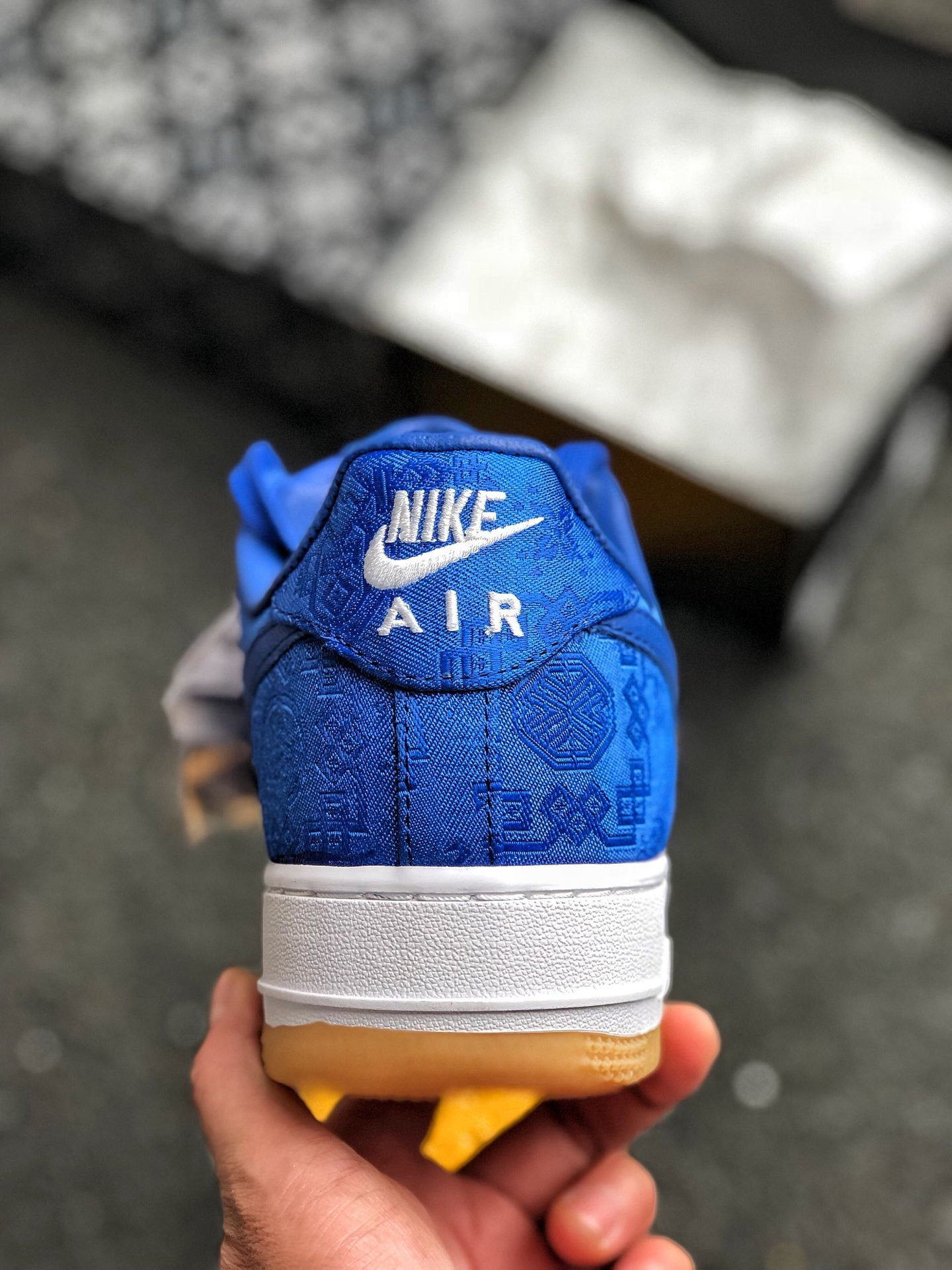 Clot x Nike Air Force 1 Low PRM Game Royal/White-Gum Light Brown For Sale