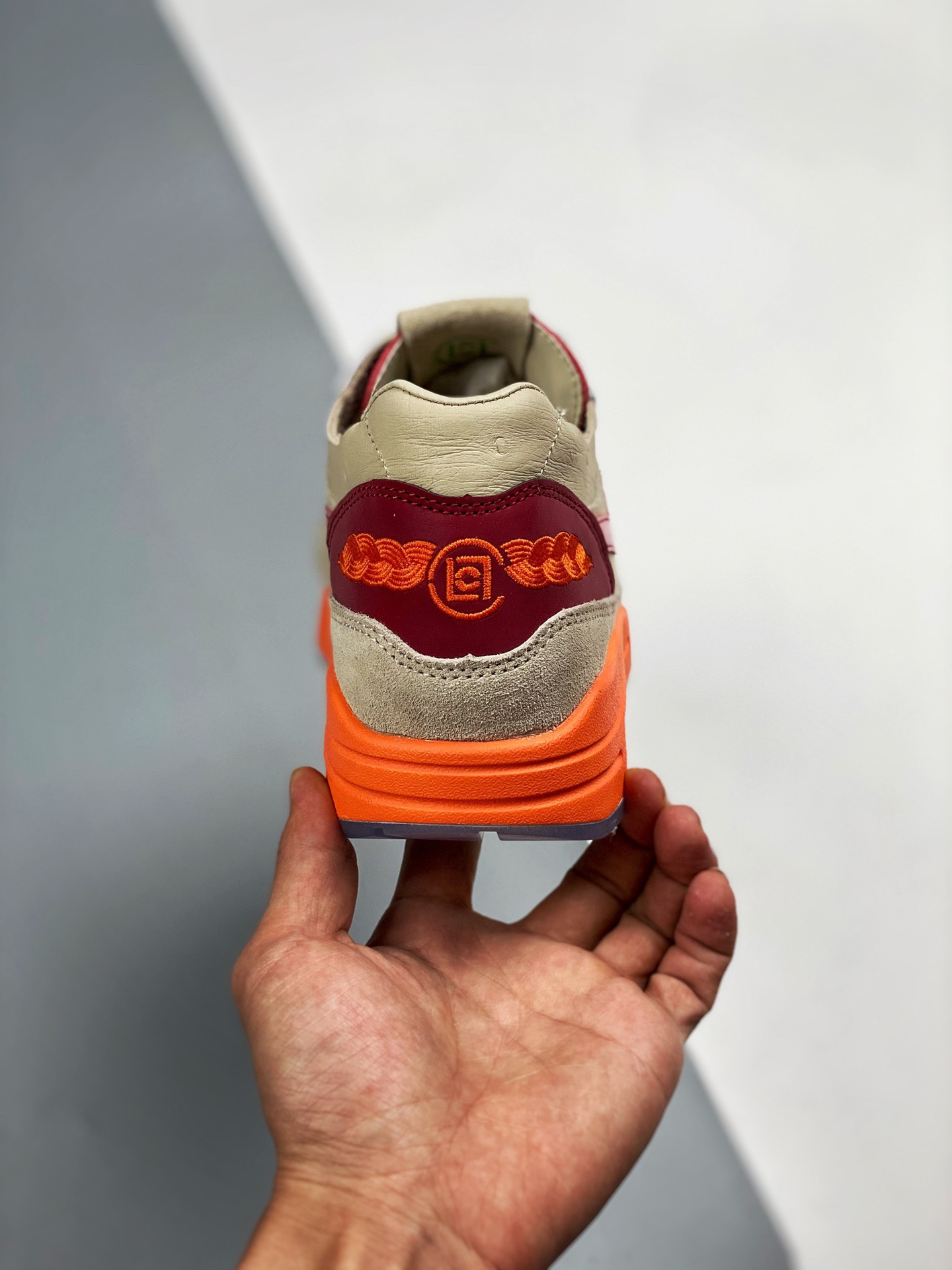 Clot x Nike Air Max 1 “Kiss Of Death” Net/Deep Red-Orange Blaze For Sale