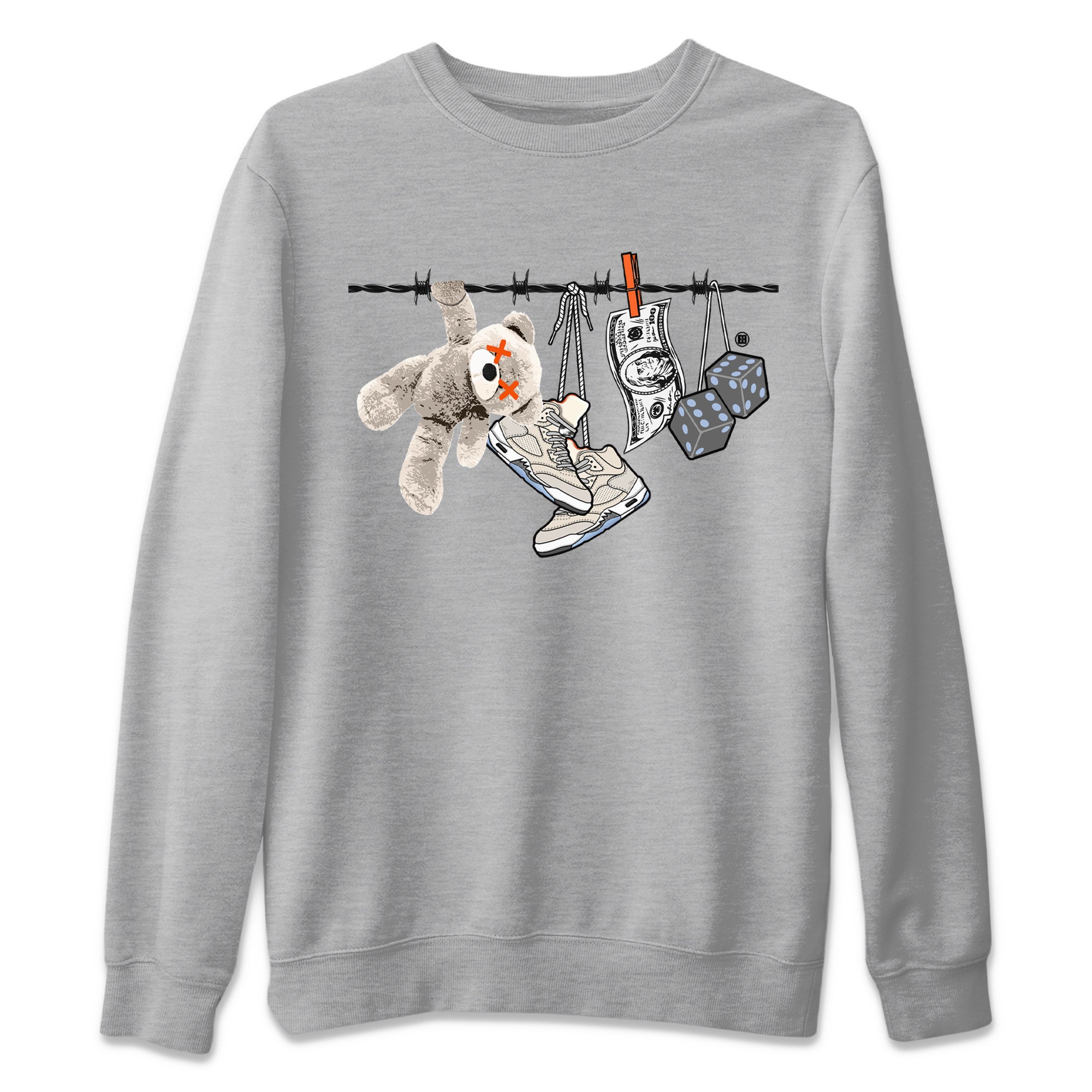 Clothesline Unisex Sweater – Air Jordan 5 Craft, Sneakers Matching Sweater