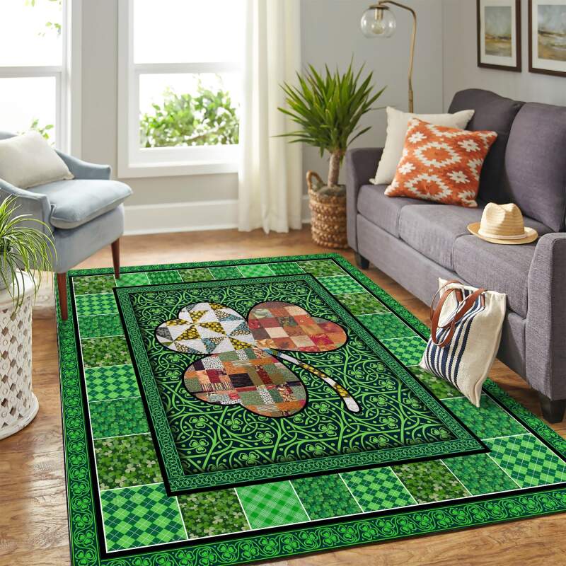 Clover Irish Quilt Mk Carpet Area Rectangle Rug