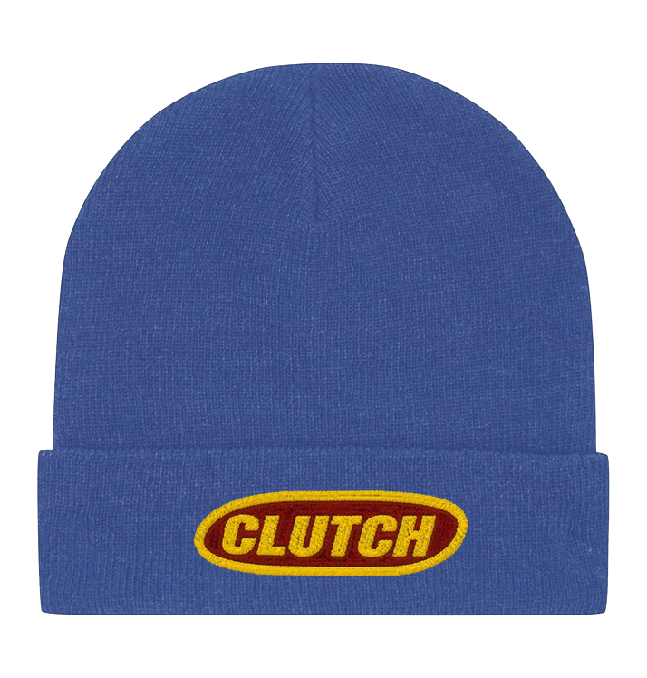 CLUTCH - 'Classic Logo' Blue Beanie