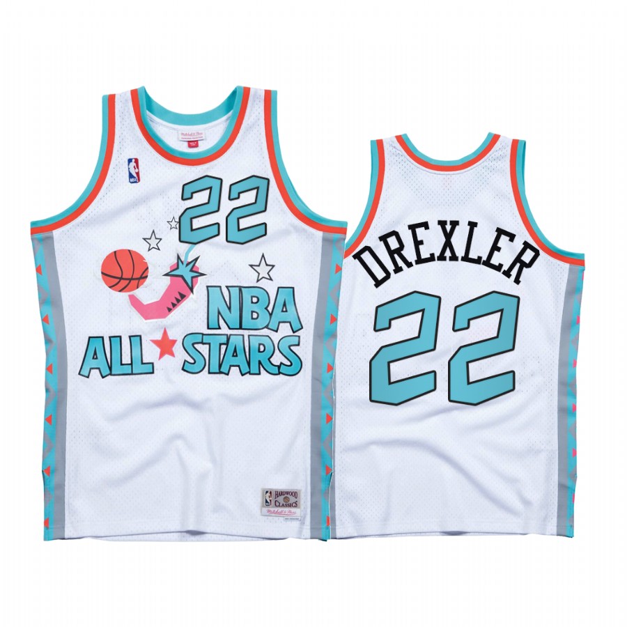 Clyde Drexler #22 1996 All-Stars White Western Conference Jersey