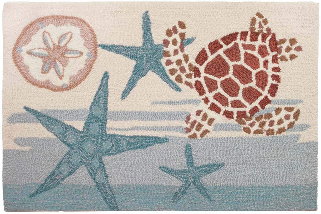 Coastal Turtle Limited Edition Rectangle Rug