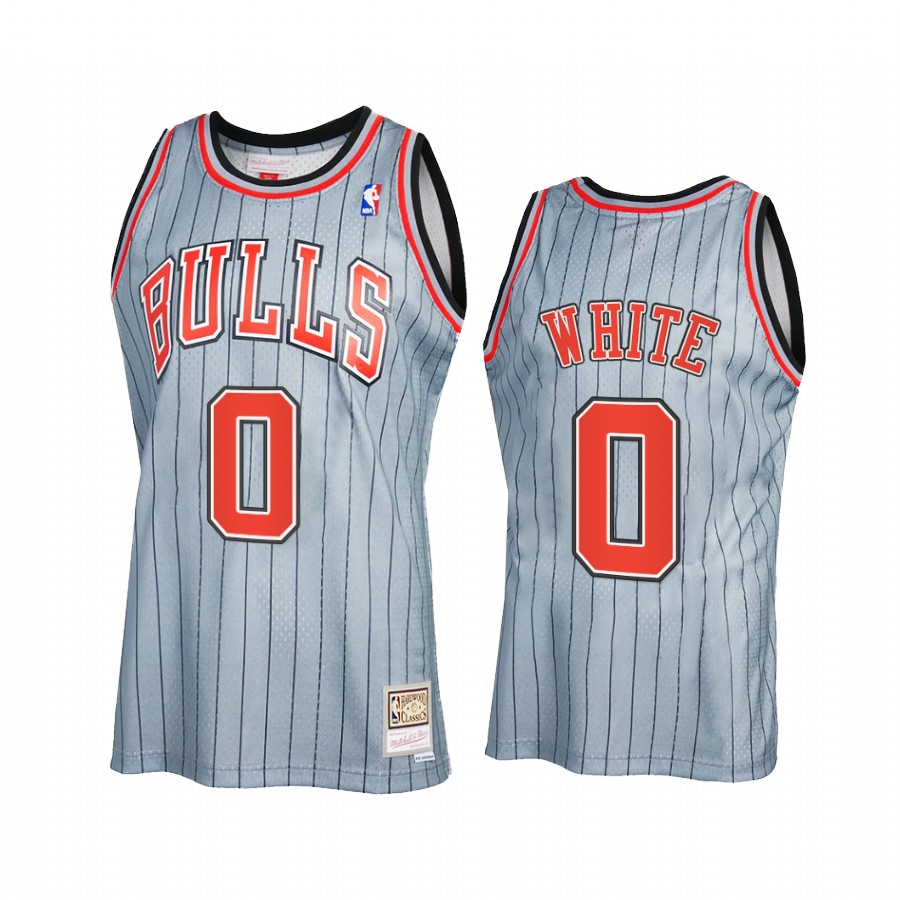 Coby White #0 Chicago Bulls 2021 Reload 2.0 Jersey Gray