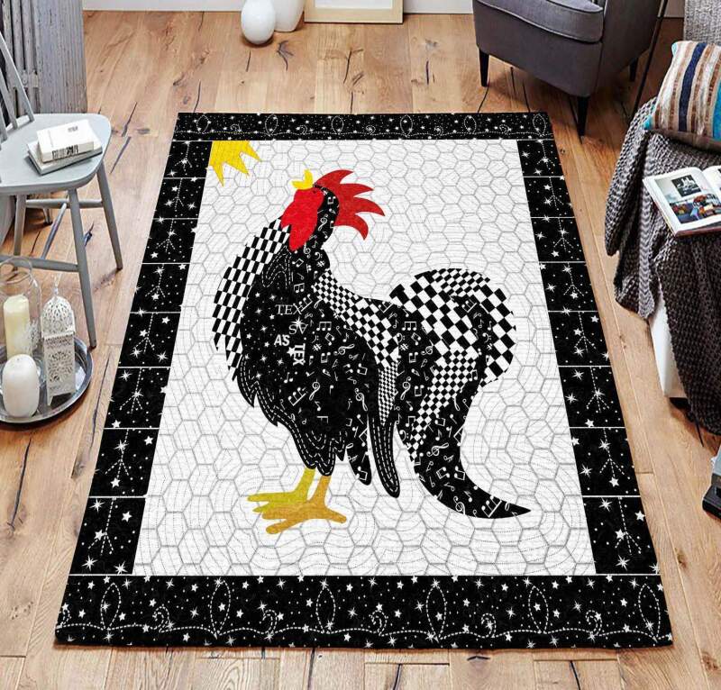 Cock Limited Edition Rectangle Rug