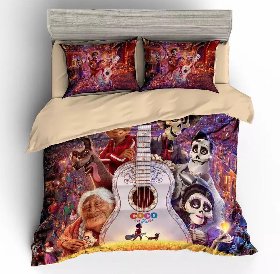 Coco Disney For Kids 3D Customized Duvet Cover Bedding Set