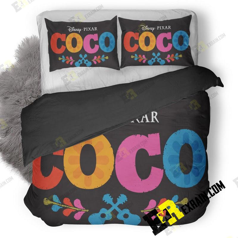 Coco Disney Movie Hd 3D Customized Duvet Cover Bedding Set
