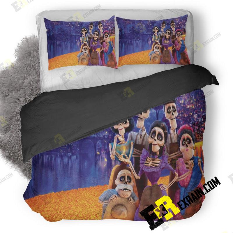 Coco Movie 8K 3D Customized Duvet Cover Bedding Set
