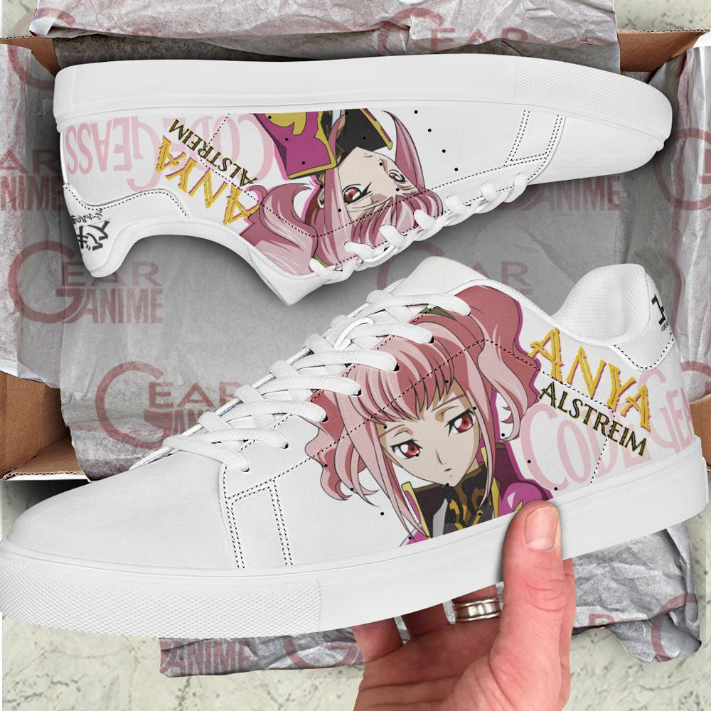Code Geass Anya Alstreim Skate Shoes Custom Anime Shoes