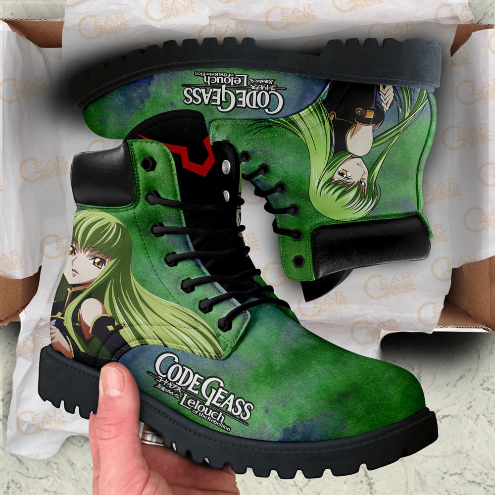 Code Geass C.C. Boots Anime Custom Shoes