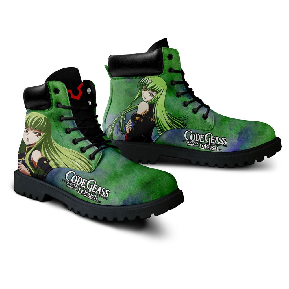 Code Geass C.C. Boots Anime Custom Shoes