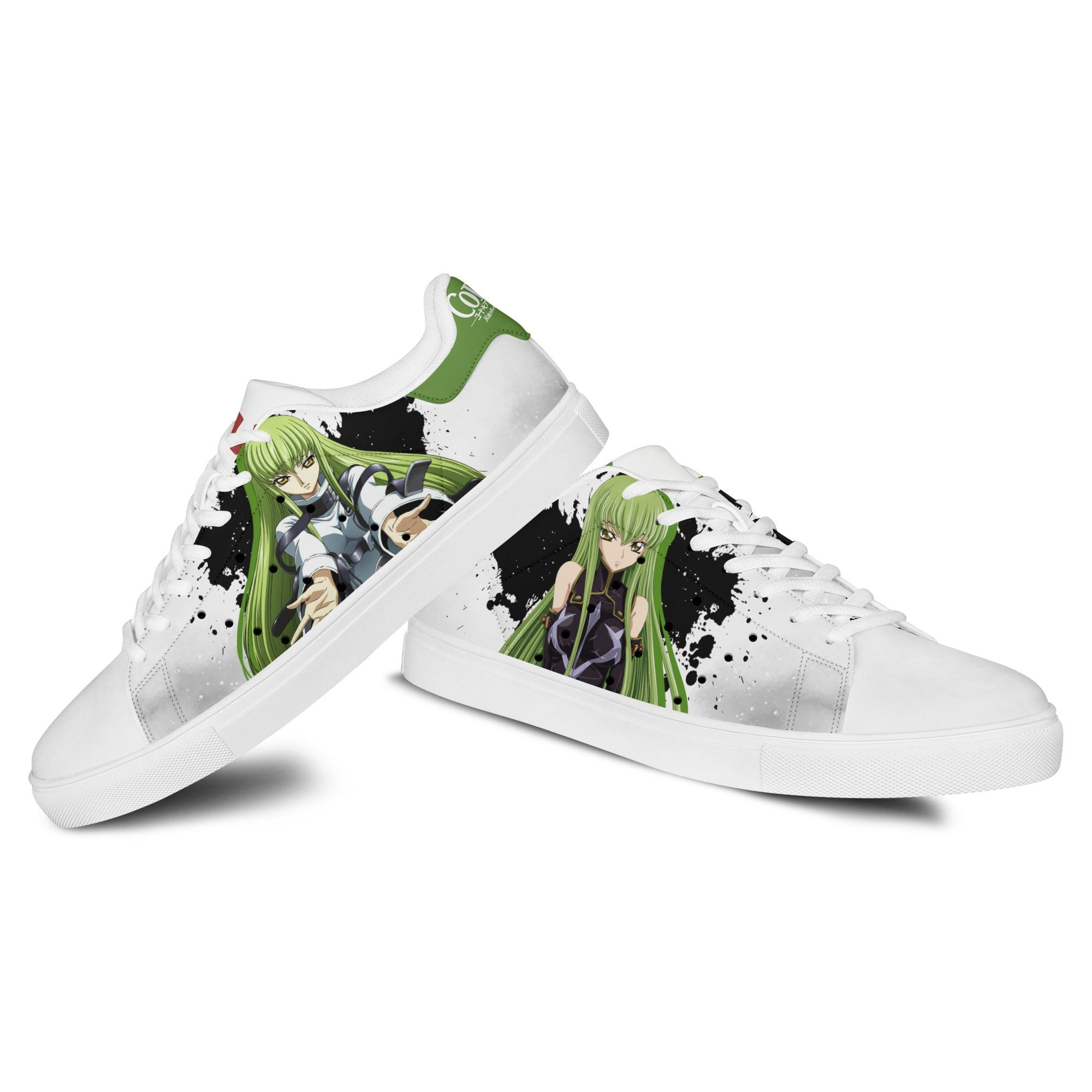 Code Geass C.C. Skate Sneakers Custom Anime Shoes