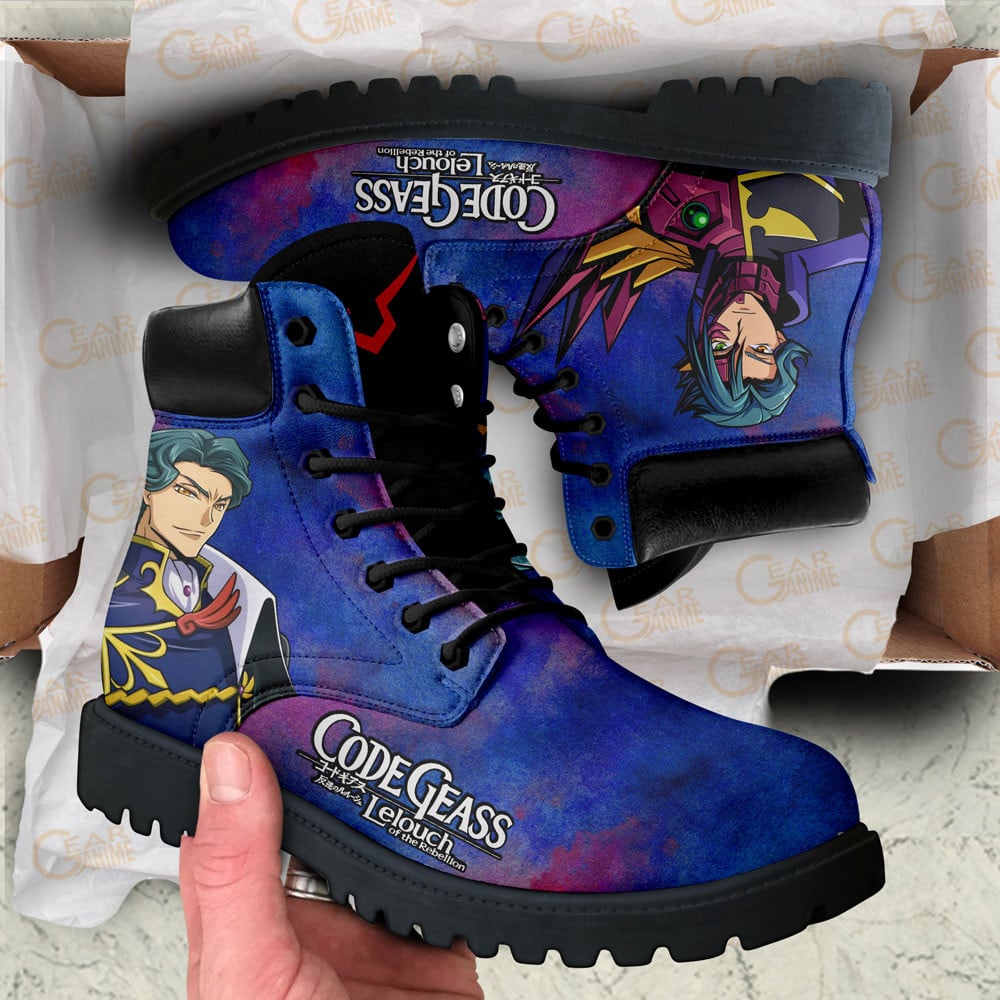 Code Geass Jeremiah Gottwald Boots Anime Custom Shoes