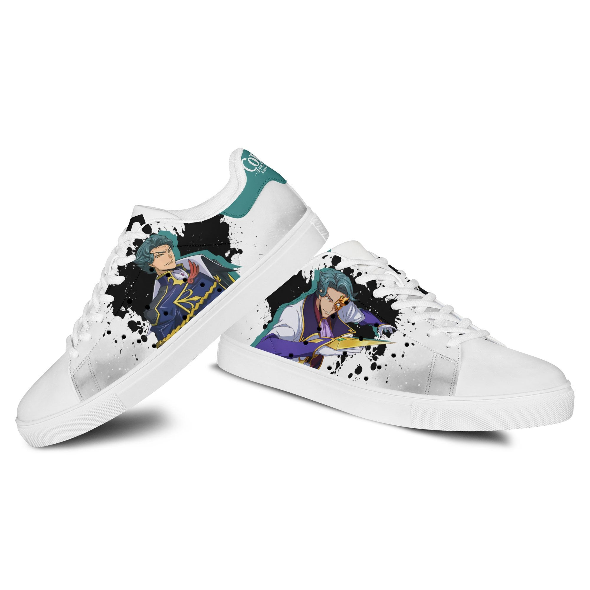 Code Geass Jeremiah Gottwald Skate Sneakers Custom Anime Shoes