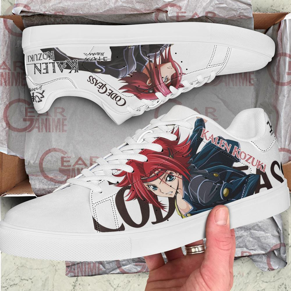 Code Geass Kalen Kozuki Skate Shoes Custom Anime Shoes