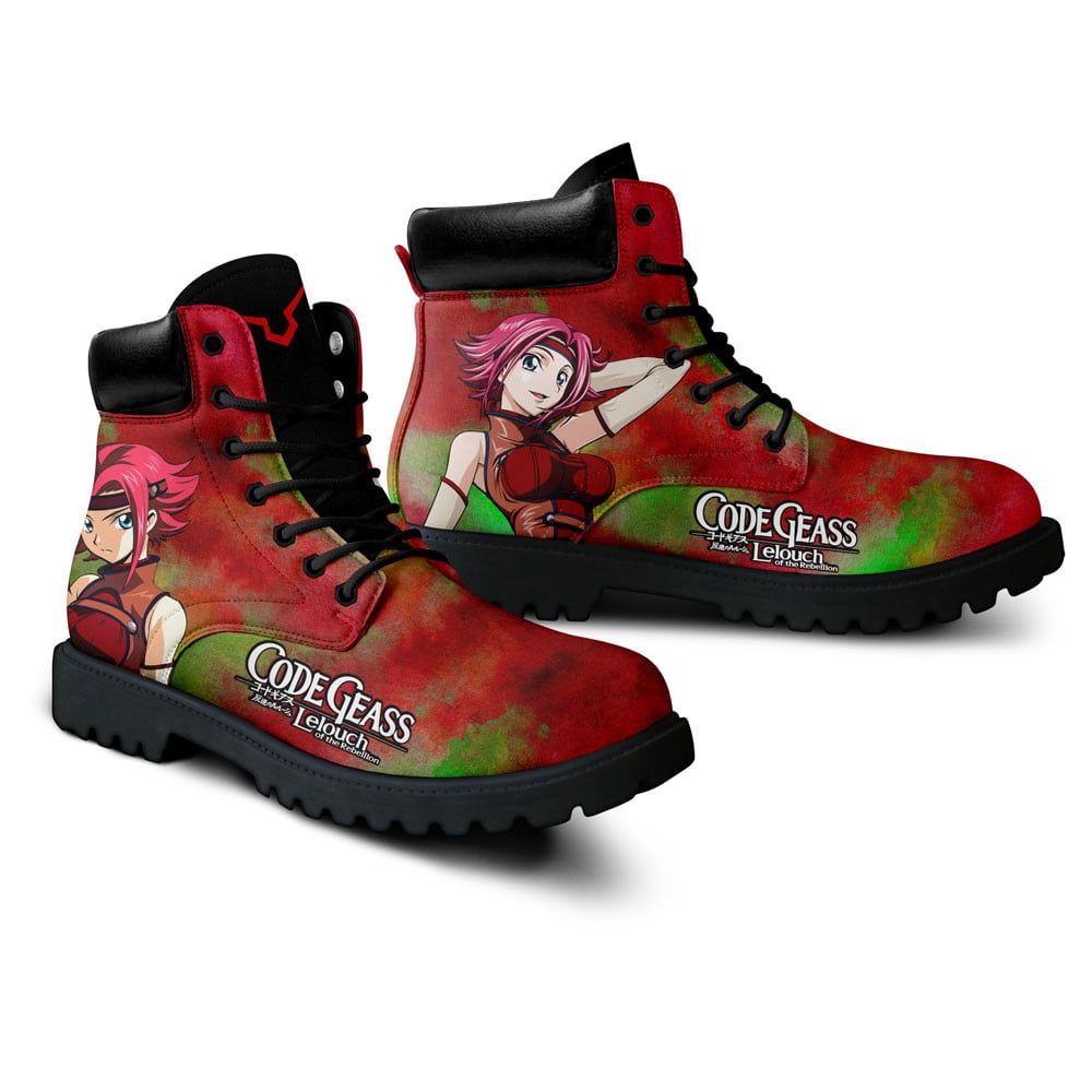 Code Geass Kallen Stadtfeld Boots Anime Custom Shoes
