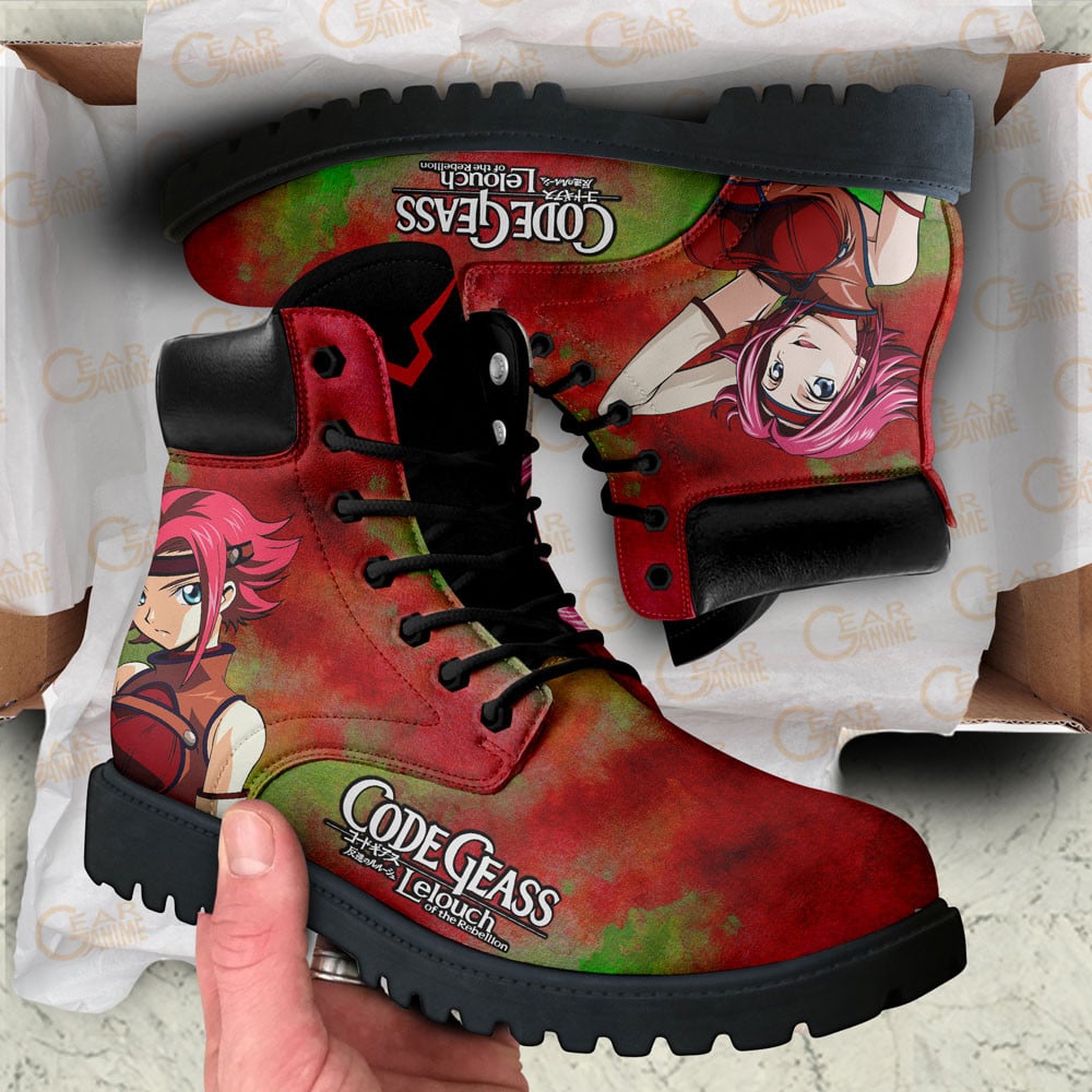 Code Geass Kallen Stadtfeld Boots Anime Custom Shoes