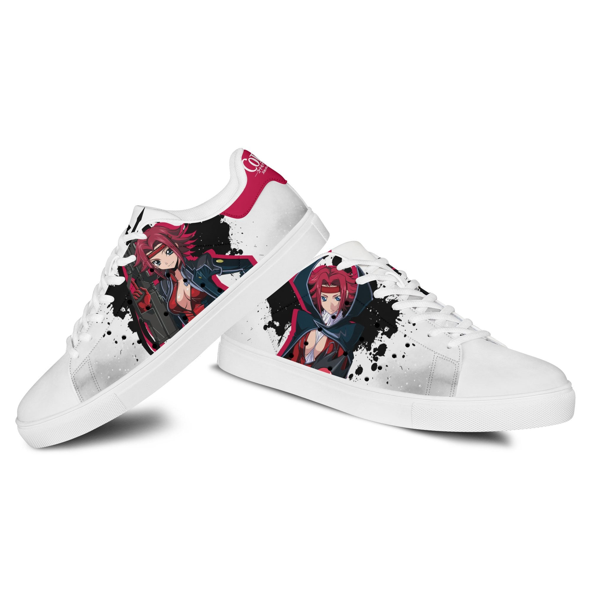 Code Geass Kallen Stadtfeld Skate Sneakers Custom Anime Shoes