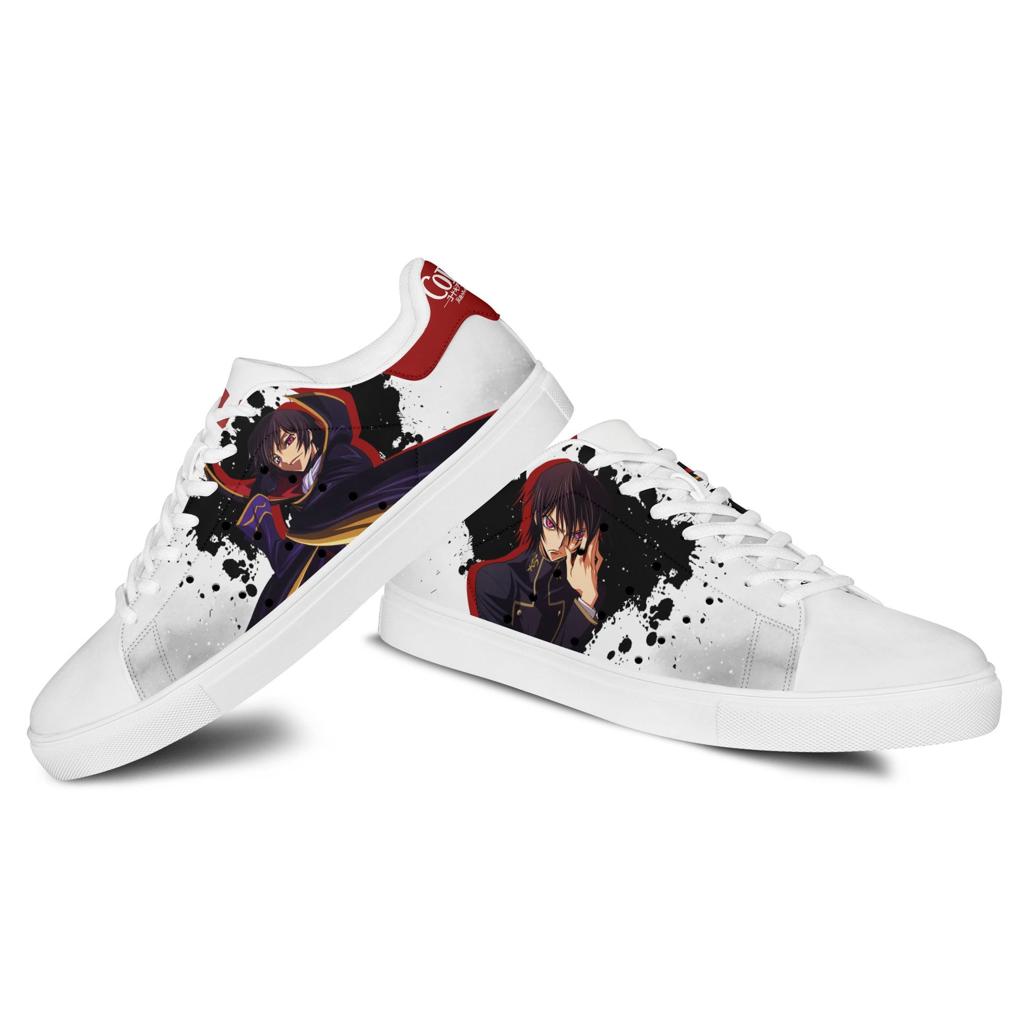 Code Geass Lelouch Lamperouge Skate Sneakers Custom Anime Shoes