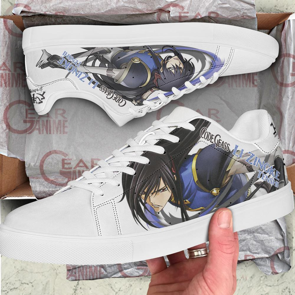 Code Geass Li Zingke Tenshi Skate Shoes Custom Anime Shoes