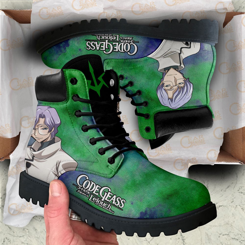 Code Geass Lloyd Asplund Boots Anime Custom Shoes