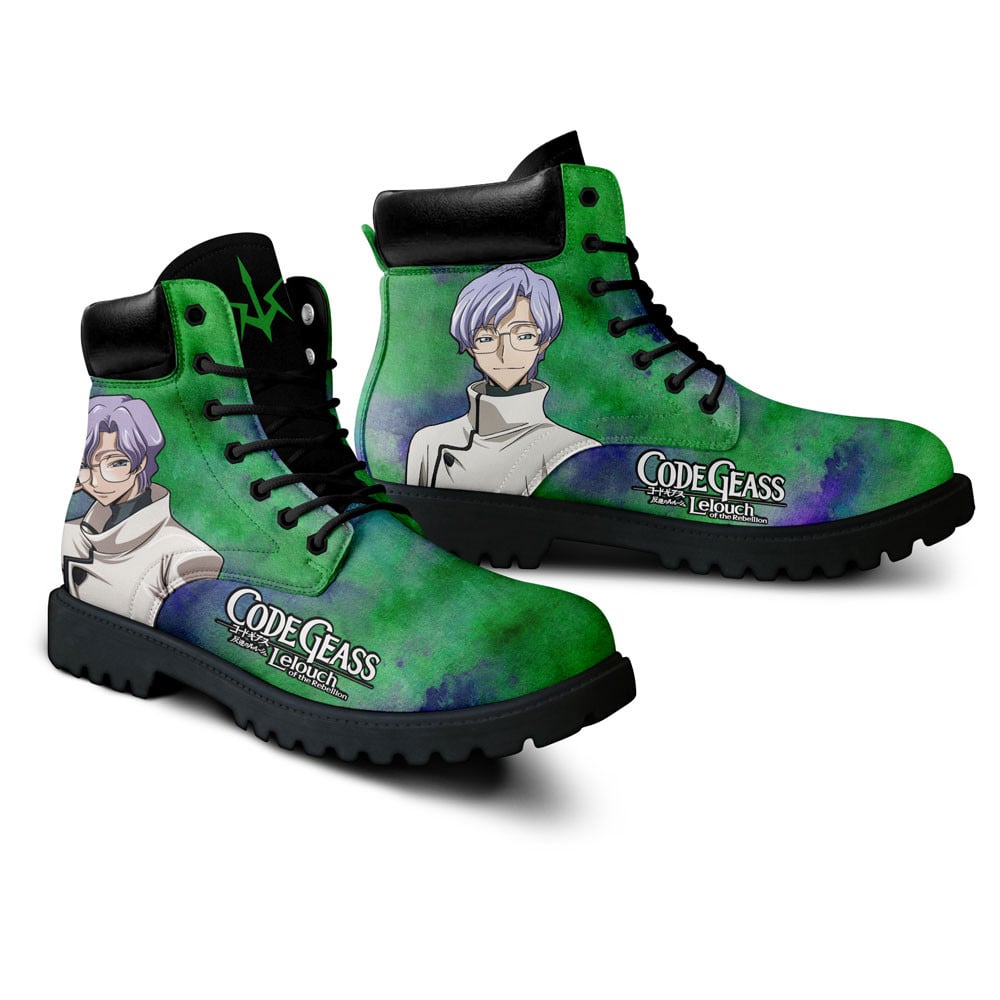 Code Geass Lloyd Asplund Boots Anime Custom Shoes