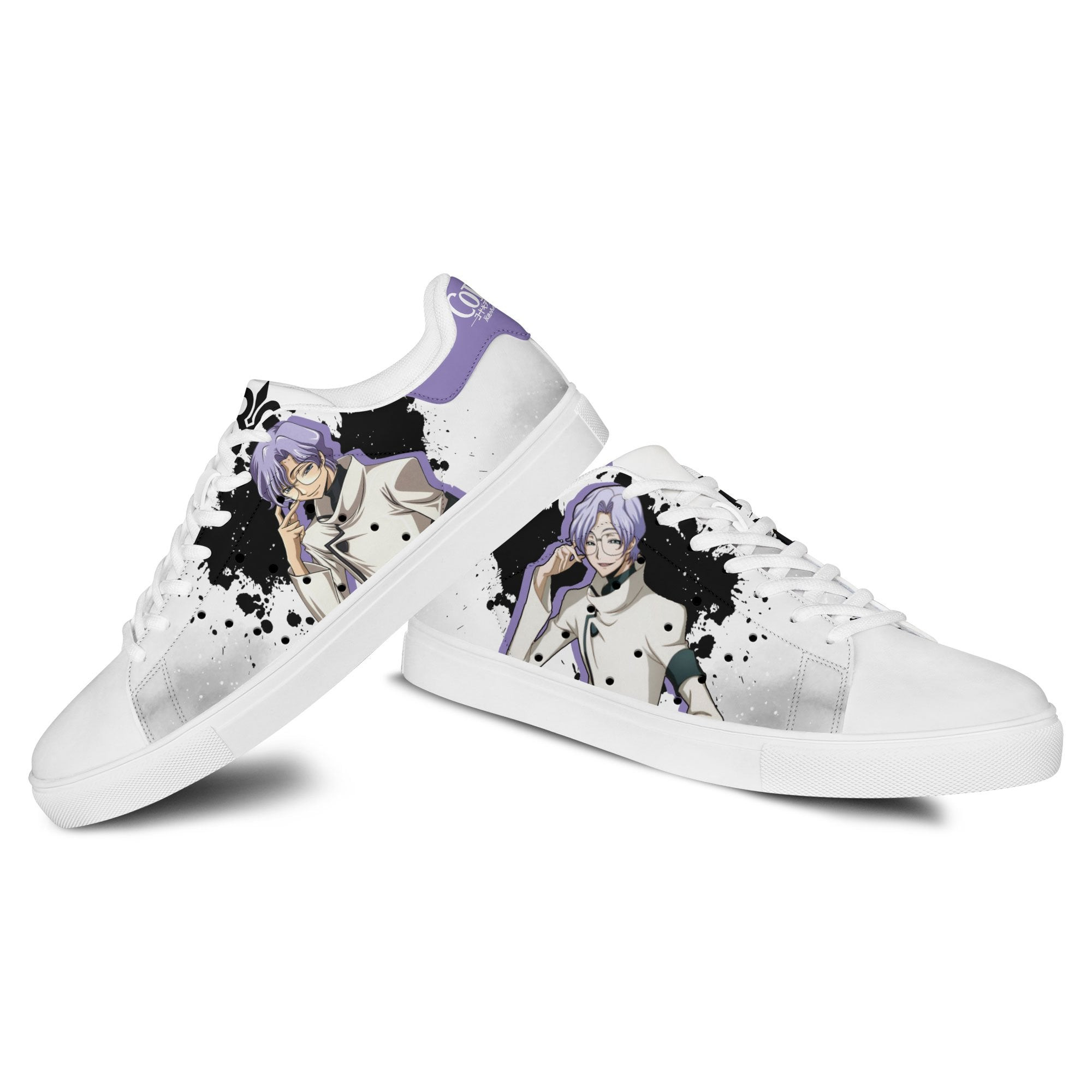 Code Geass Lloyd Asplund Skate Sneakers Custom Anime Shoes
