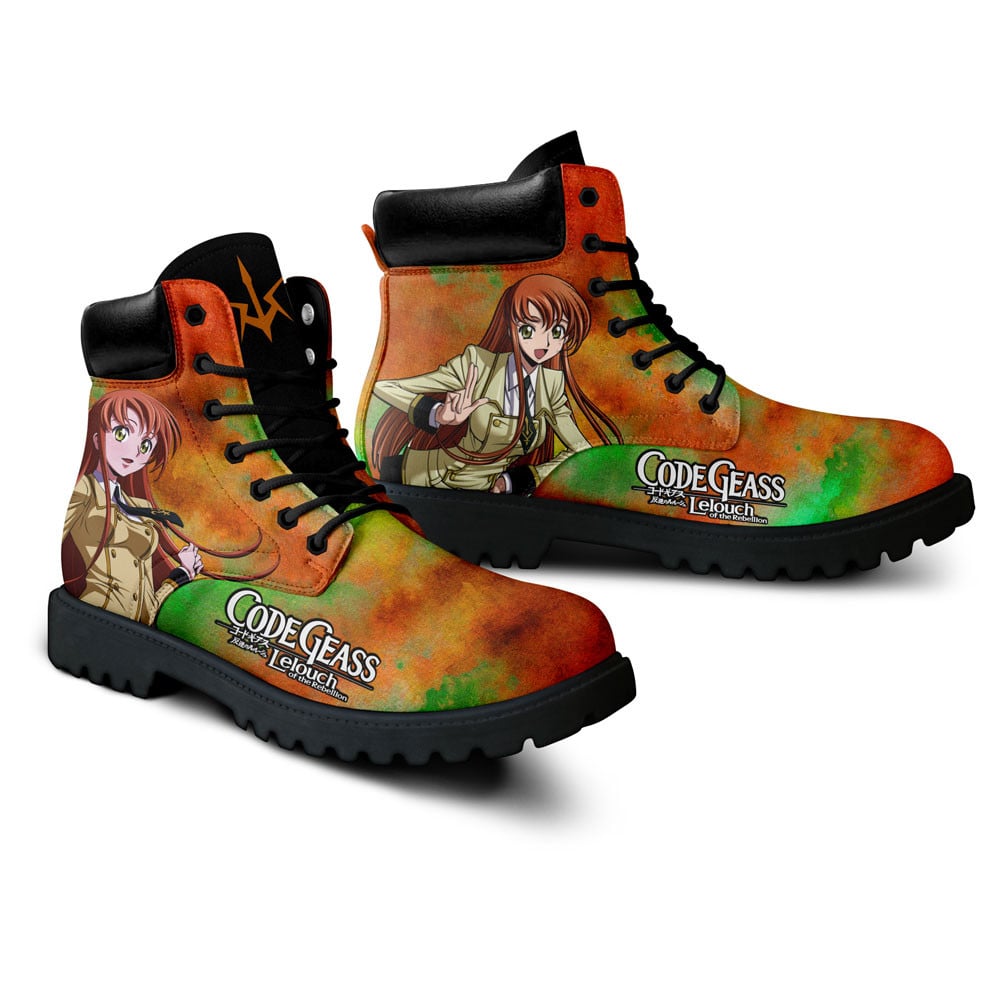 Code Geass Shirley Fenette Boots Anime Custom Shoes