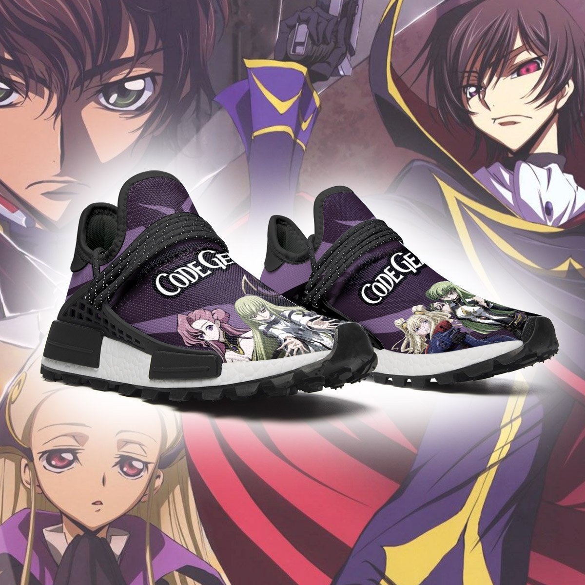 Code Geass Shoes Characters Anime Sneakers, NMD Shoes