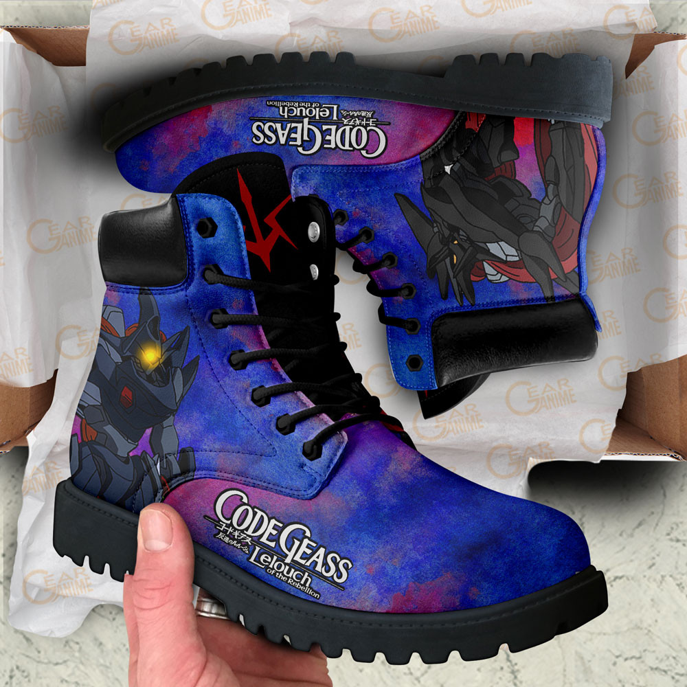 Code Geass Zangetsu Boots Anime Custom Shoes