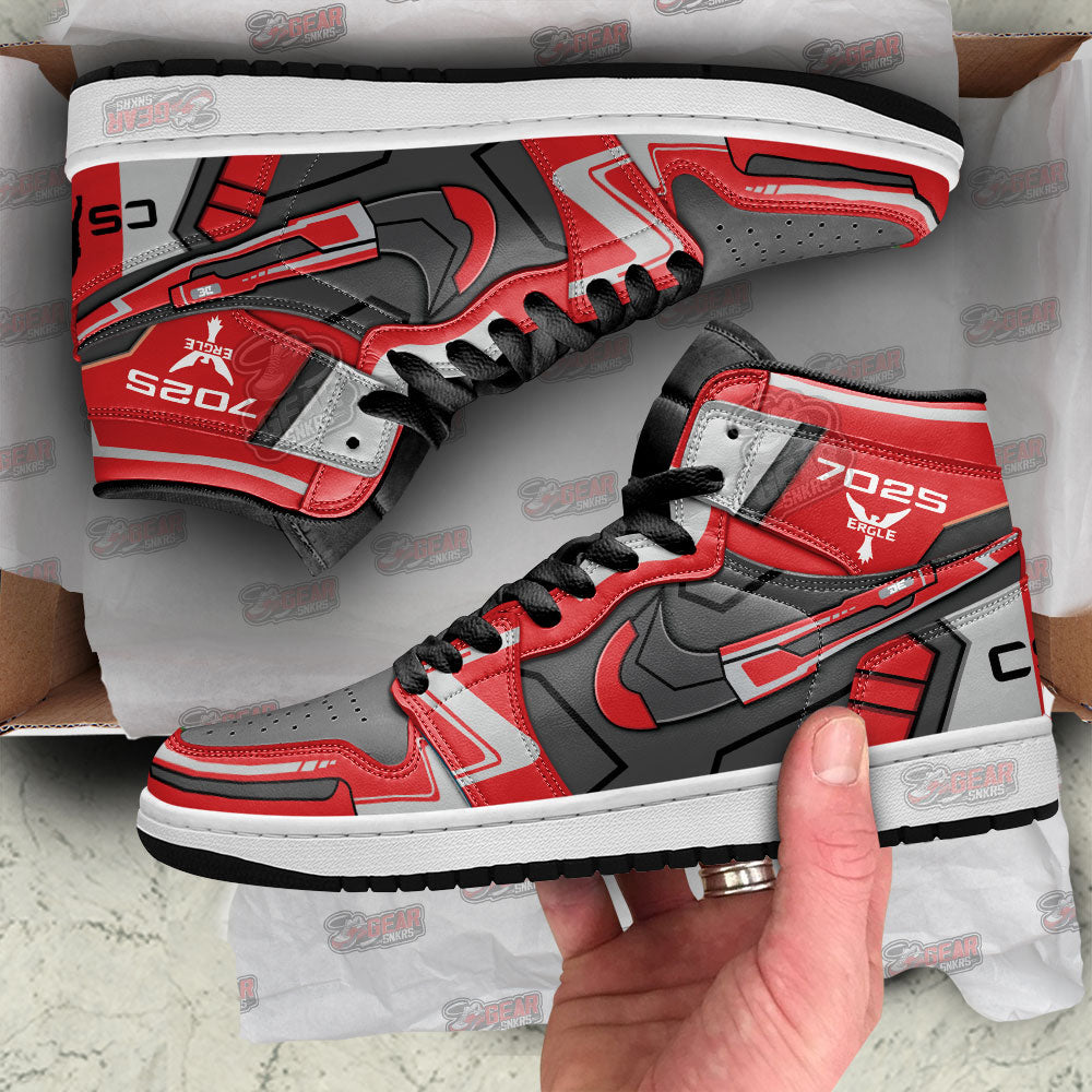 Code Red Counter-Strike Skins JD Sneakers Shoes For Fans, Air Jordan Hightop