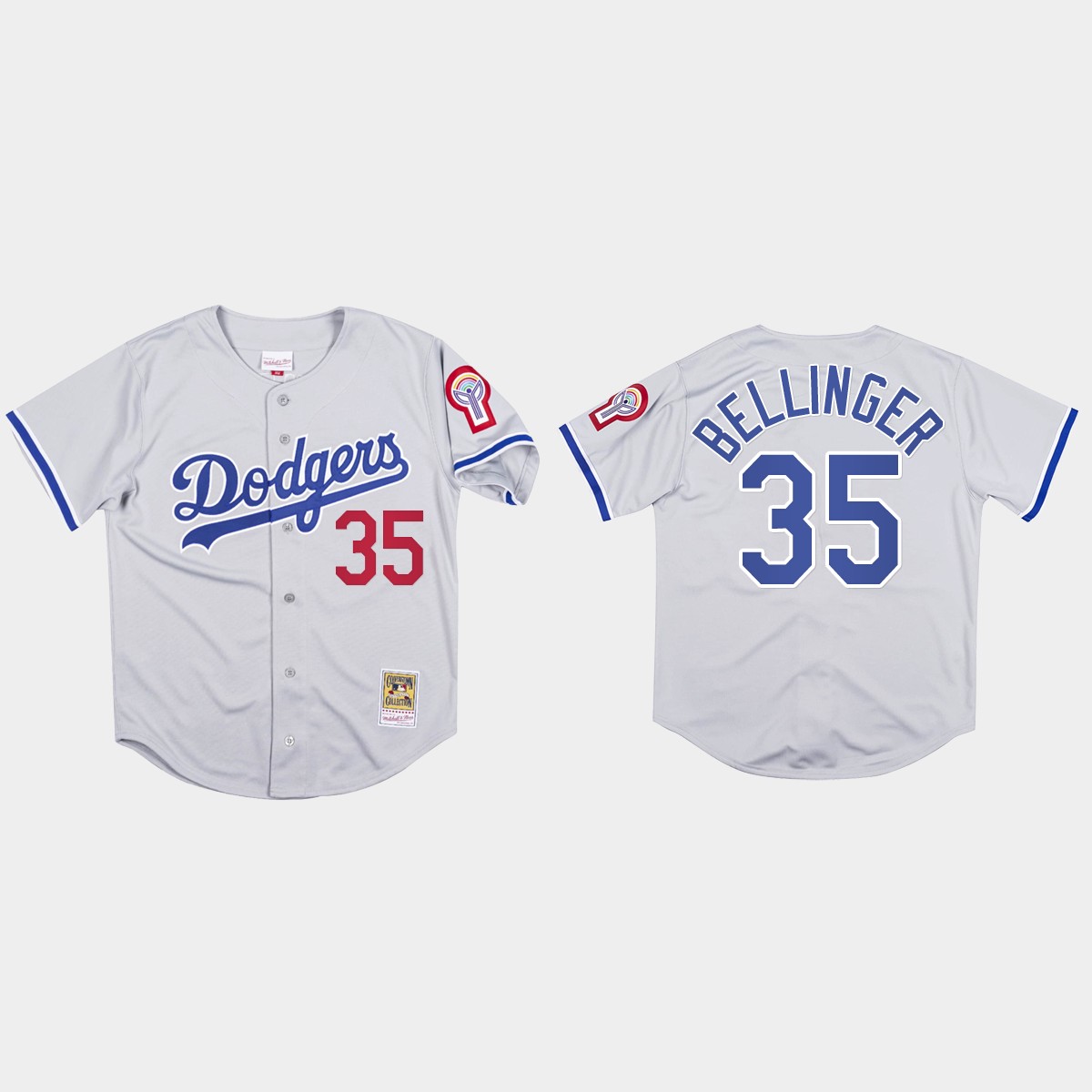 Cody Bellinger #35 Los Angeles Dodgers Mitchell And Ness 1981 Jersey - Gray