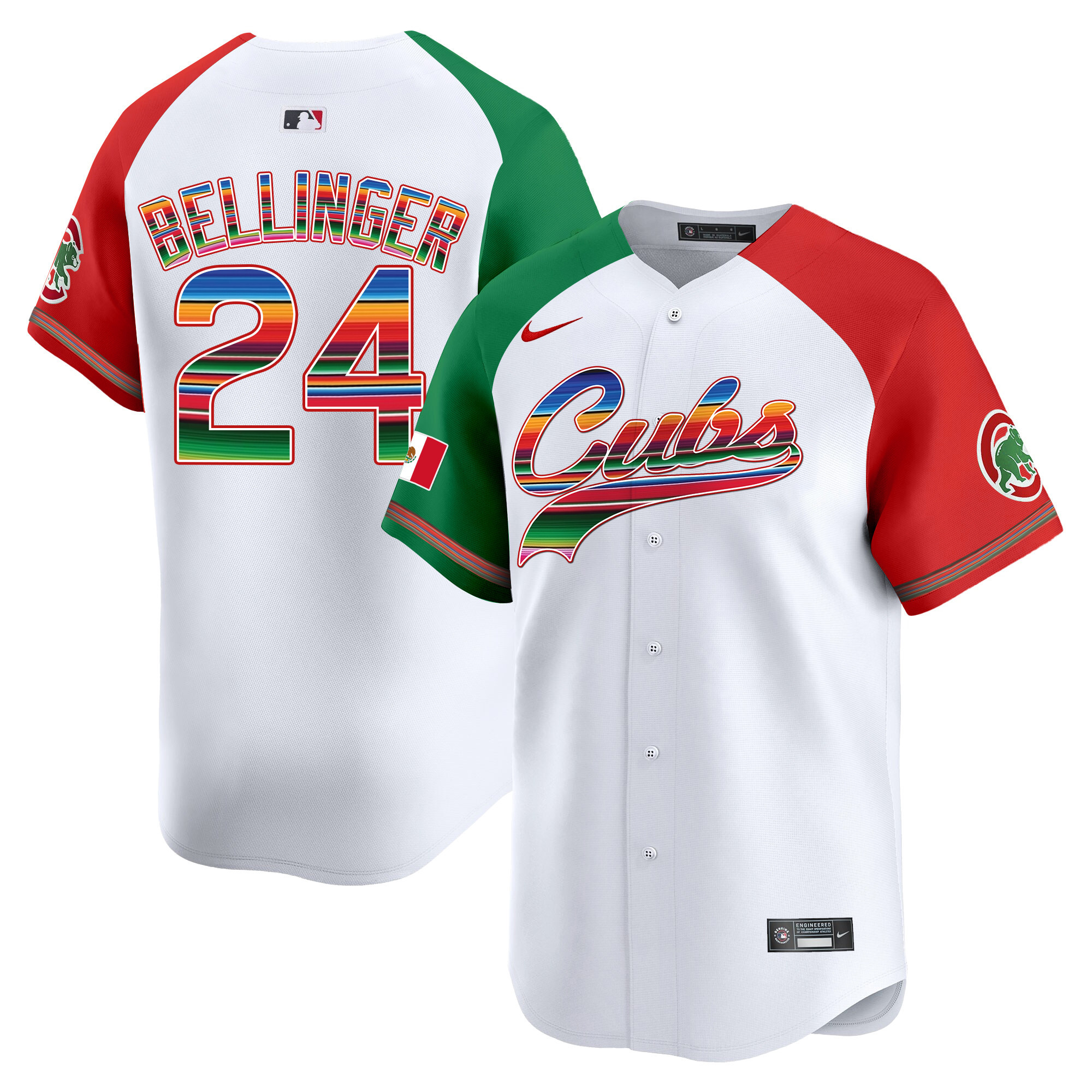 Cody Bellinger Men's Chicago Cubs Mexico Vapor Premier Limited V2 Alternate Jersey - All Stitched